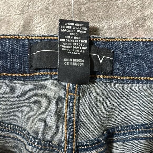 venezia x LB 22 Dark Blue Wash Five Pocket Stretch Denim Pencil Skirt - Picture 10 of 13